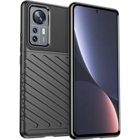 Microcase Xiaomi Mi 12X Thunder Serisi Silikon Siyah Kılıf