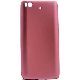 Microcase Xiaomi Mi 5S Premium Mat Silikon Tempered Cam + Pembe Kılıf