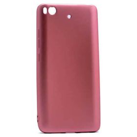 Microcase Xiaomi Mi 5S Premium Mat Silikon Tempered Cam + Pembe Kılıf