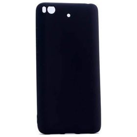 Microcase Xiaomi Mi 5S Premium Mat Silikon Tempered Cam + Siyah Kılıf