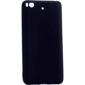 Microcase Xiaomi Mi 5S Premium Mat Silikon Tempered Cam + Siyah Kılıf