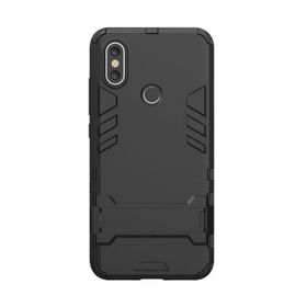 Microcase Xiaomi Mi 8 Alfa Serisi Armor Standlı Perfect Protect Koruma Kılıf
