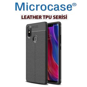 Microcase Xiaomi Mi 8 Leather Tpu Silikon Kılıf