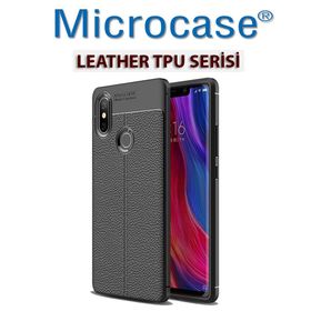 Microcase Xiaomi Mi 8 Leather Tpu Silikon Kılıf