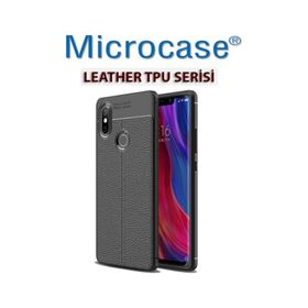 Microcase Xiaomi Mi 8 Leather Tpu Silikon Kılıf