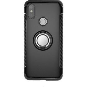 Microcase Xiaomi Mi 8 Yüzük Standlı Armor Kılıf