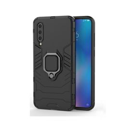 Microcase Xiaomi Mi 9 Batman Serisi Yüzük Standlı Armor Kılıf
