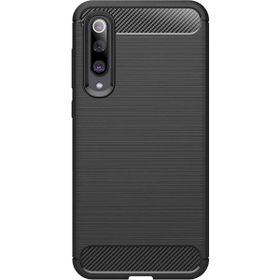 Microcase Xiaomi Mi 9 Brushed Carbon Fiber Silikon Kılıf
