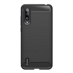 Microcase Xiaomi Mi 9 Brushed Carbon Fiber Silikon Kılıf