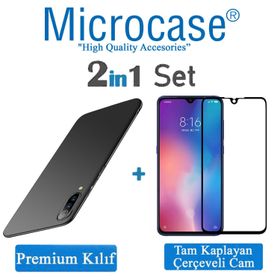 Microcase Xiaomi Mi 9 Premium Matte Siyah Silikon Kılıf
