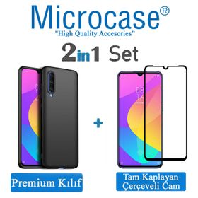 Microcase Xiaomi Mi 9 Premium Matte Siyah Silikon Kılıf