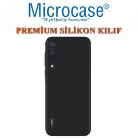 Microcase Xiaomi Mi 9 Premium Matte Siyah Silikon Kılıf