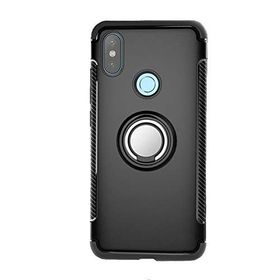 Microcase Xiaomi Mi A2 Lite Yüzük Standlı Armor Silikon Kılıf