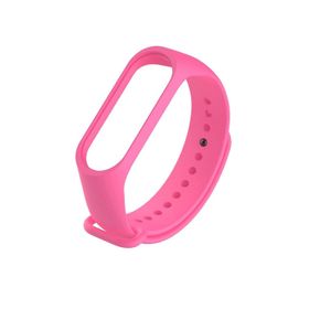 Microcase Xiaomi Mi Band 5 Pembe Silikon Kordon Kayış