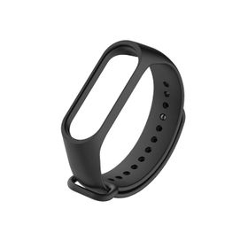 Microcase Xiaomi Mi Band 5 Siyah Silikon Kordon Kayış