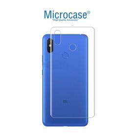 Microcase Xiaomi Mi Max 3 Full Arka Kaplama TPU Soft Koruma Film