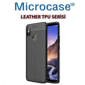 Microcase Xiaomi Mi Max 3 Leather Tpu Silikon Kılıf
