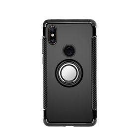 Microcase Xiaomi Mi Mix 2S Yüzük Standlı Armor Silikon Kılıf