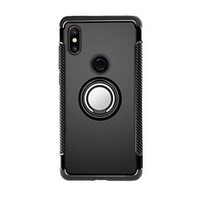 Microcase Xiaomi Mi Mix 2S Yüzük Standlı Armor Silikon Kılıf