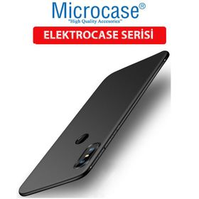 Microcase Xiaomi Mi Mix 3 Elektrocase Serisi Silikon TPU Siyah Kılıf