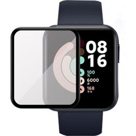 Microcase Xiaomi Mi Watch Lite Tam Kaplayan 3d Pet Film Siyah Kavisli Ekran Koruyucu
