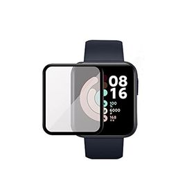 Microcase Xiaomi Mi Watch Lite Tam Kaplayan 3d Pet Film Siyah Kavisli Ekran Koruyucu