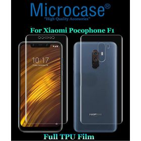 Microcase Xiaomi Pocophone F1 Full Ön Arka Kaplama TPU Soft Koruma Film