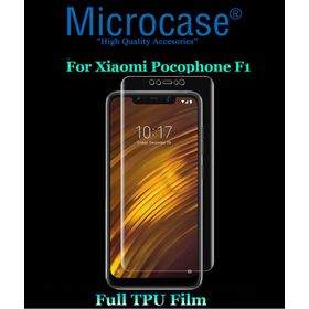 Microcase Xiaomi Pocophone F1 Full Ön Kaplama TPU Soft Koruma Film