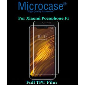 Microcase Xiaomi Pocophone F1 Full Ön Kaplama TPU Soft Koruma Film