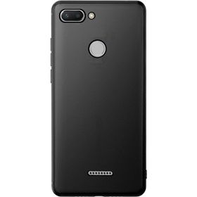 Microcase Xiaomi Redmi 6 Elektrocase Serisi Silikon TPU Siyah Kılıf