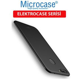 Microcase Xiaomi Redmi 6 Elektrocase Serisi Silikon TPU Siyah Kılıf