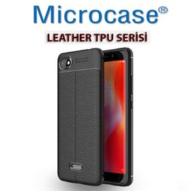 Microcase Xiaomi Redmi 6A Leather Tpu Silikon Kılıf
