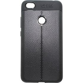 Microcase Xiaomi Redmi Note 5A Prime Leather Effect Silikon Tempered Cam + Kılıf
