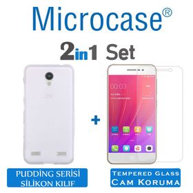 Microcase ZTE Blade A520 Pudding TPU Serisi Şeffaf Silikon Kılıf