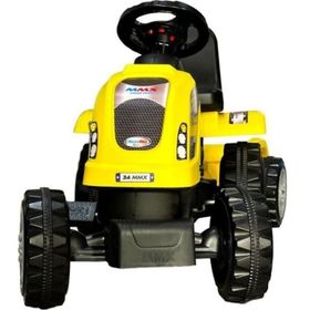 Micromax MMX00343 Pedallı Sarı Römorklu Çocuk Traktör