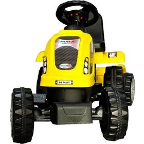 Micromax MMX00343 Pedallı Sarı Römorklu Çocuk Traktör