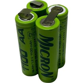 Micron 1100 Mah Ni-Cd Aa Pil Tekli 4.8 V Şarjlı Matkap Pili Bataryası