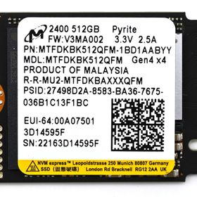 Micron 2400 512 GB M.2 2242 NVMe SSD