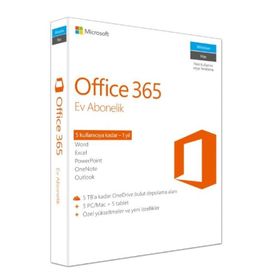 Microsoft 6GQ-00676 Office 365 Home Türkçe Middle East 5 Kullanıcılı Ofis Yazılımı