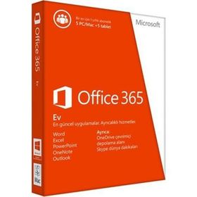 Microsoft 6GQ-00676 Office 365 Home Türkçe Middle East 5 Kullanıcılı Ofis Yazılımı