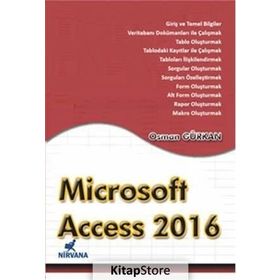 Microsoft Access 2016 - Osman Gürkan