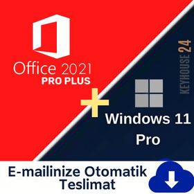 Microsoft Windows 11 Home+Office 2021 Pro Plus Lisans Anahtarı