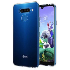 Microsonic 21192 LG Q60 Transparent Soft Beyaz Kılıf