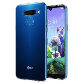 Microsonic 21192 LG Q60 Transparent Soft Beyaz Kılıf