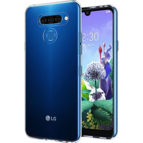 Microsonic 21192 LG Q60 Transparent Soft Beyaz Kılıf