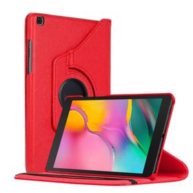 Microsonic 360 Rotating Samsung Galaxy Tab A 8.0'' T350 Beyaz Deri Tablet Kılıfı