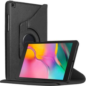 Microsonic 360 Rotating Samsung Galaxy Tab A 8.0'' T350 Siyah Deri Tablet Kılıfı