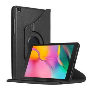 Microsonic 360 Rotating Samsung Galaxy Tab A 8.0'' T350 Siyah Deri Tablet Kılıfı