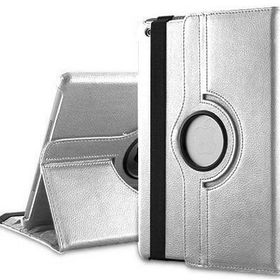 Microsonic 360 Rotating Stand Deri iPad 5 Gümüş Kılıf