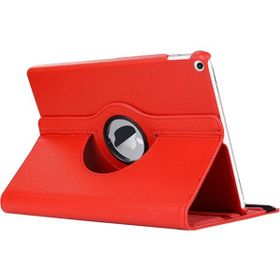 Microsonic 360 Rotating Stand Deri iPad 5 Kırmızı Kılıf